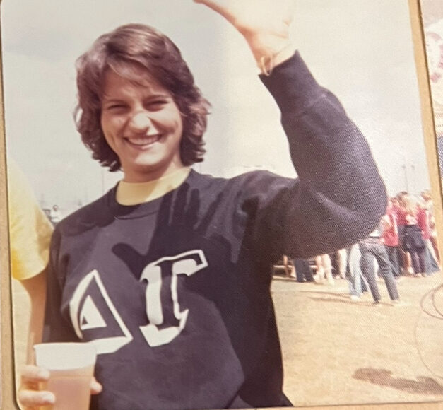 Lynne in college