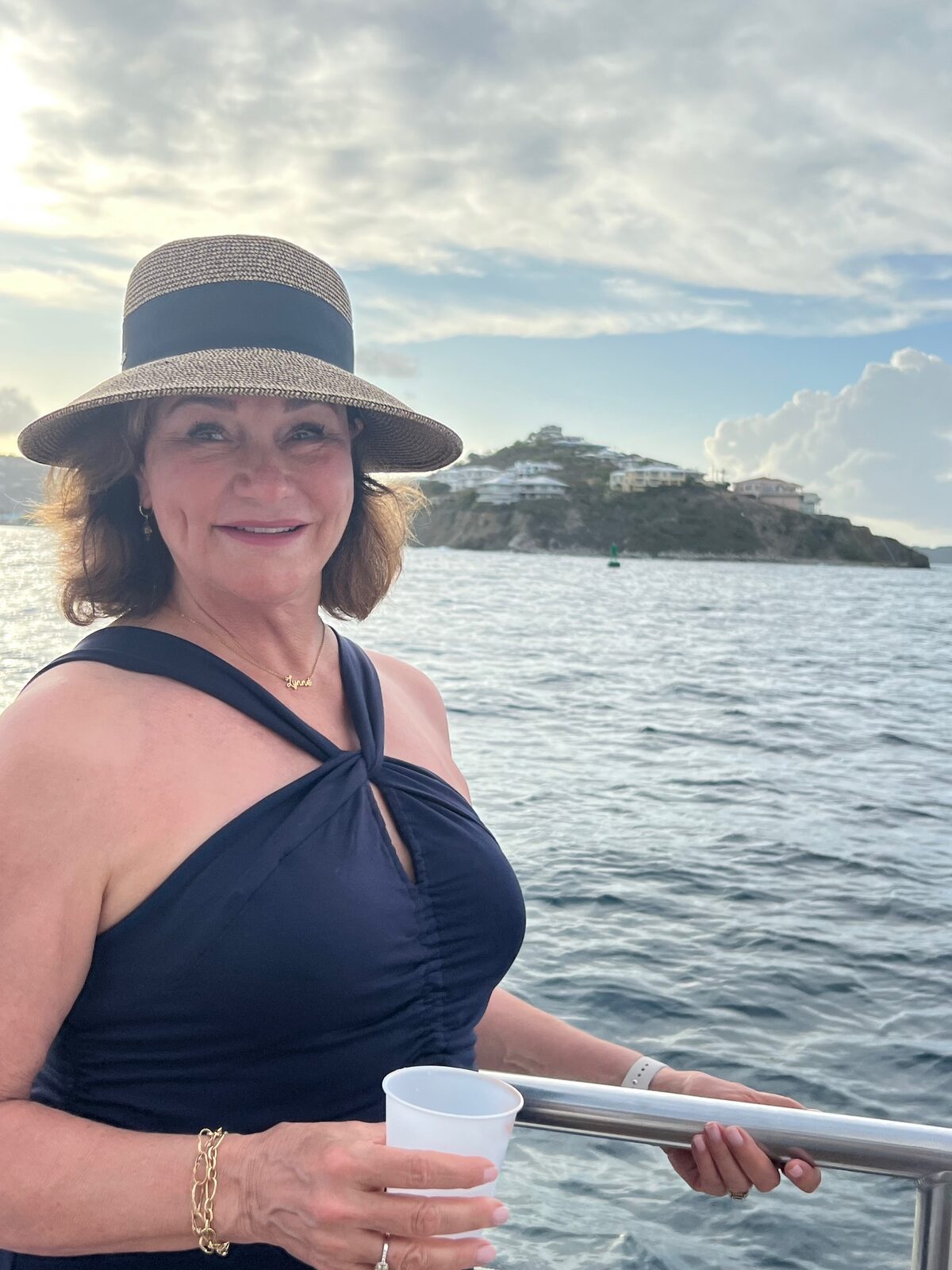 Lynne Trobaugh in St. Thomas