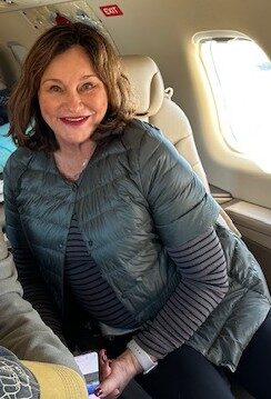 Lynne traveling